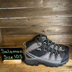 New Womens Salomon Quest Rove GTX Gray Athletic Mid Hiking Shoes Boots Size 10.5